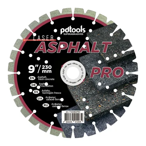 Круг алмазний вiдрiзний ASPHALT PRO 1A1RSS  для ручного інструменту